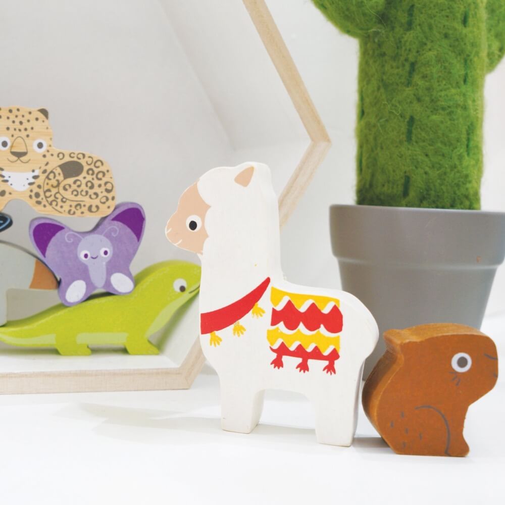 Animaux des Andes à empiler-Le Toy Van-Boutique LeoLudo