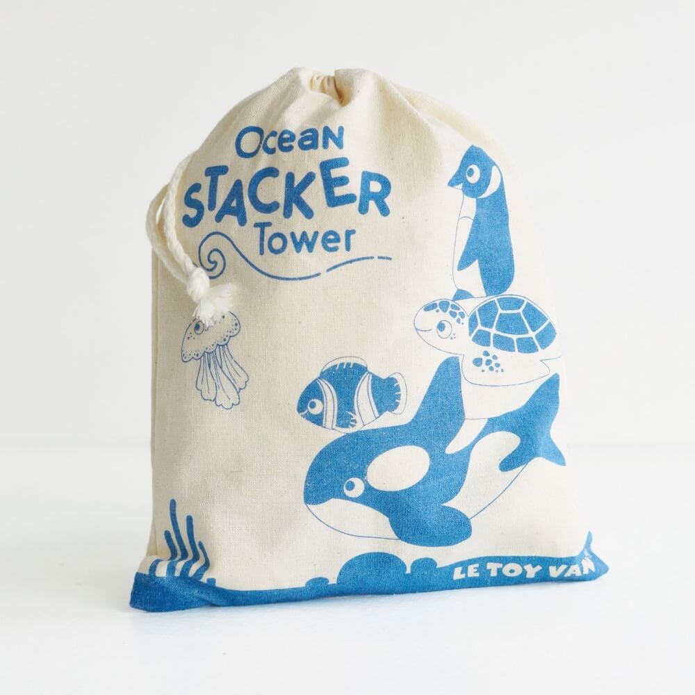 Animaux marins à empiler - Jouets à trier & empiler - Boutique LeoLudo - Le Toy Van