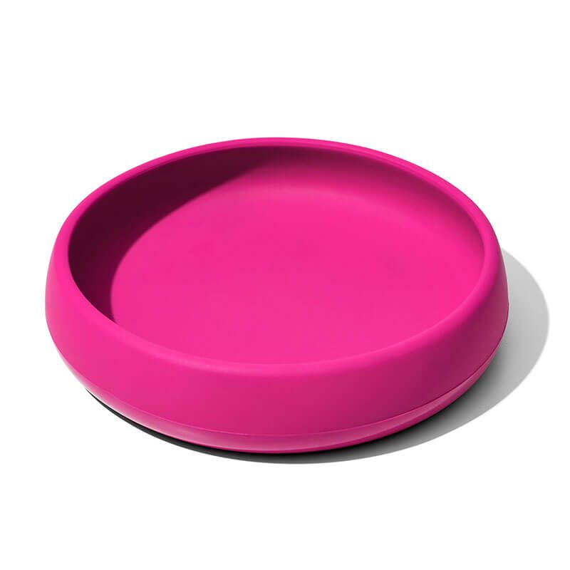 Assiette en silicone (3 options de couleur) de Oxo Tot - Boutique LeoLudo