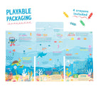 Autocollants antidérapants pour baignoire Guppy Grips - Jouets de bain - Boutique LeoLudo - Glo Pals