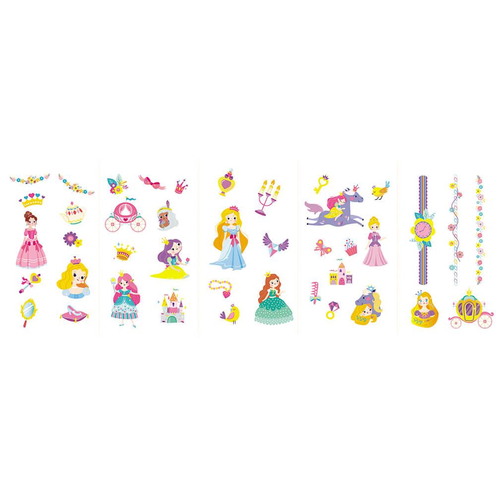 Autocollants pour ongles et tatouages - Princesse - Art & bricolage - Boutique LeoLudo - Avenir