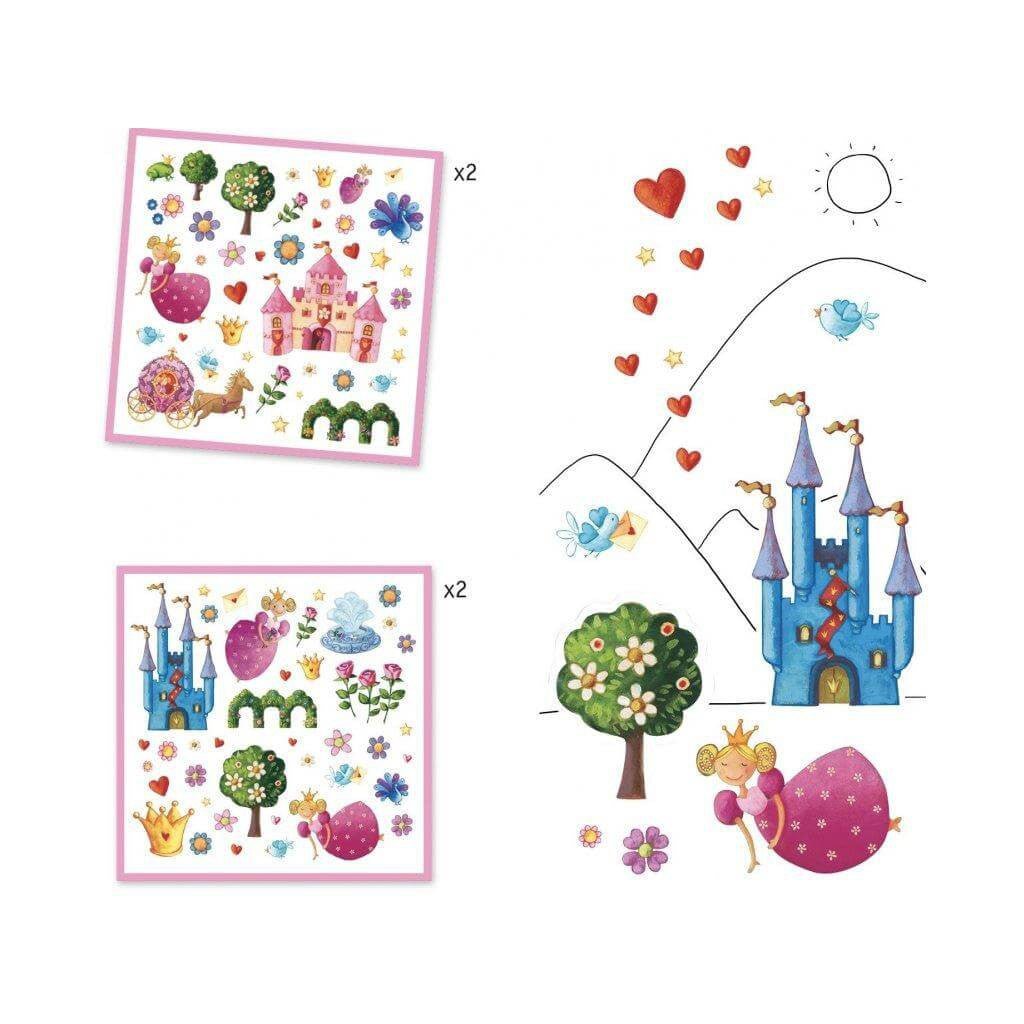 Autocollants - Princesse Marguerite - Art & bricolage - Boutique LeoLudo - Djeco