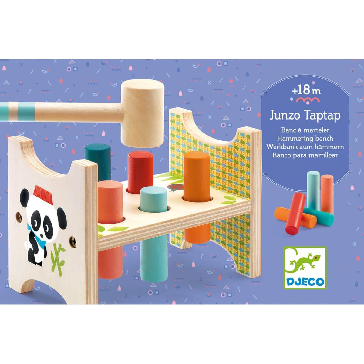 Banc à marteler Junzo TapTap - Jouets d'éveil - Boutique LeoLudo - Djeco