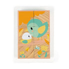 Barquette 6 cubes en bois - Jeux de construction - Boutique LeoLudo - Janod