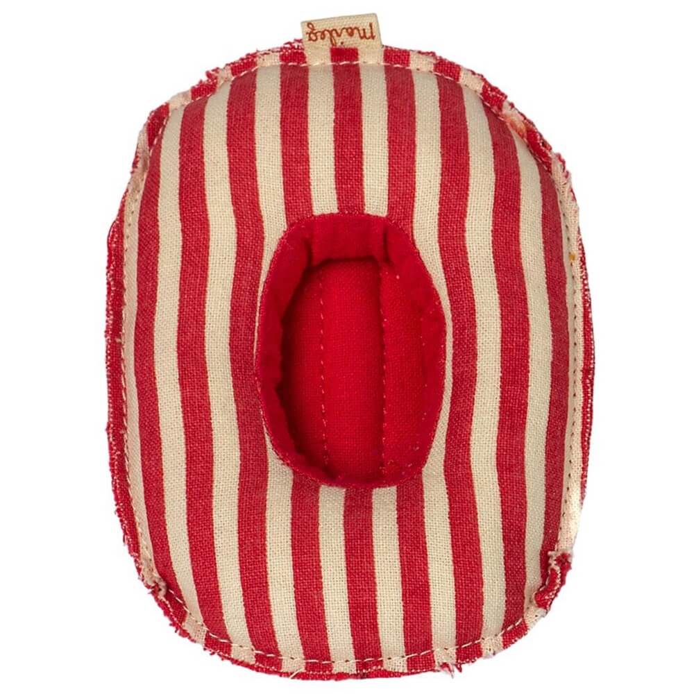 Bateau de plage - Rayé rouge - Accessoires de maison de poupées - Boutique LeoLudo - Maileg