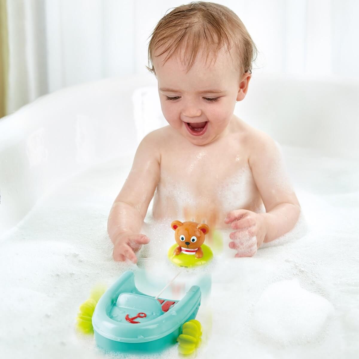 Bateau et tube à tirer - Jouets de bain - Boutique LeoLudo - Hape