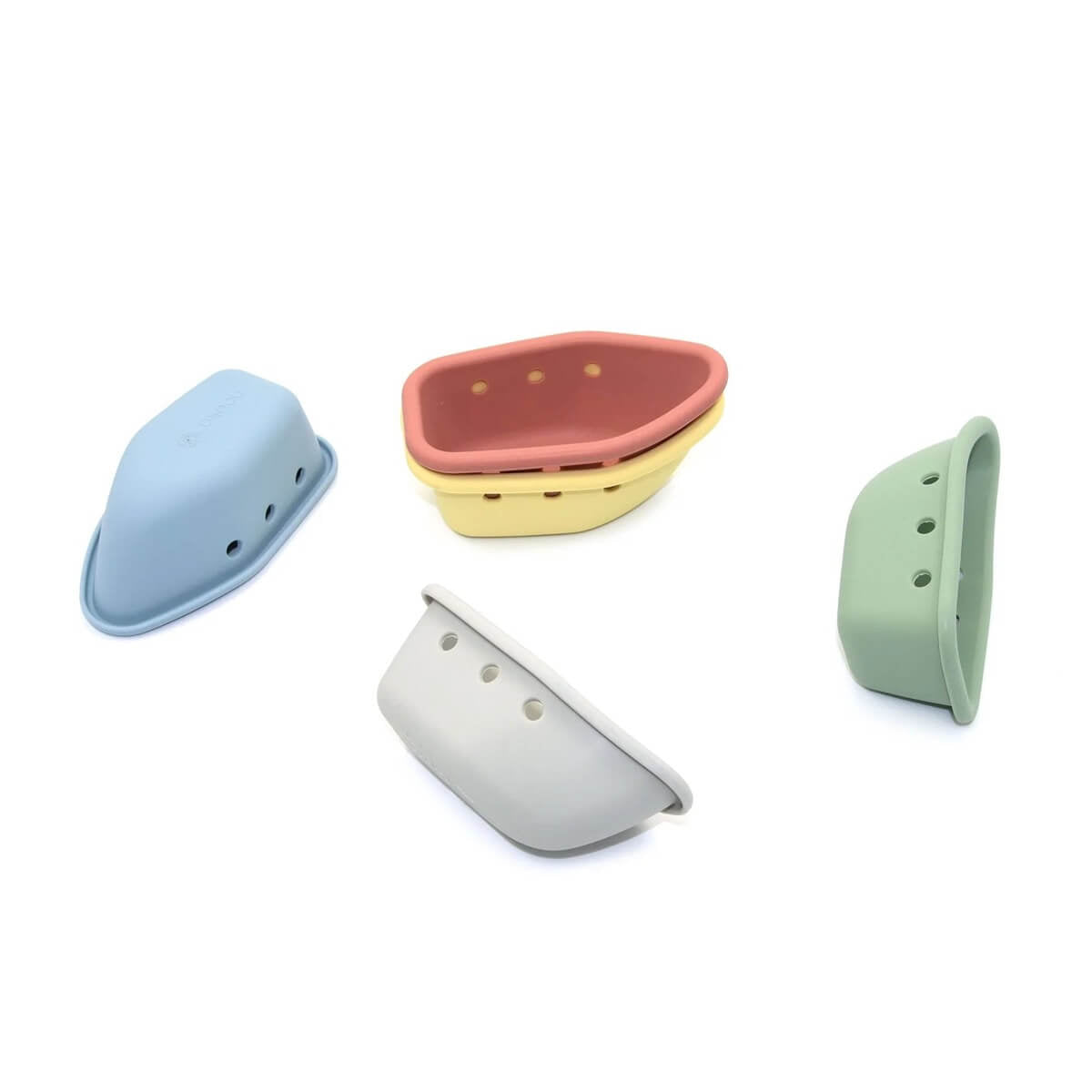 Bateaux flottants et empilables pour le bain -Jouets de bain- Boutique LeoLudo-noüka