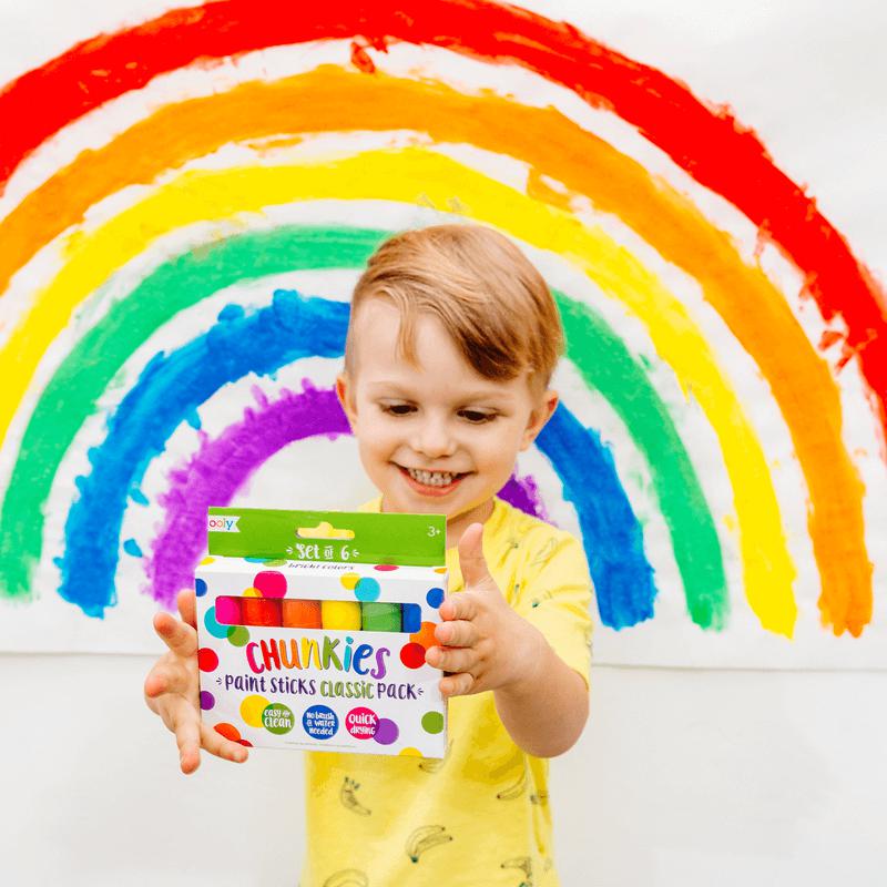 Bâtonnets de peinture Chunkies (ensemble de 6) - Art & bricolage - Boutique LeoLudo - OOLY
