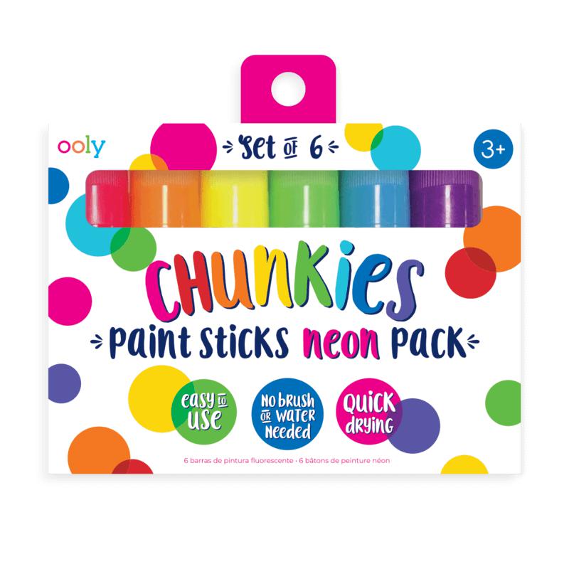Bâtonnets de peinture Chunkies (ensemble de 6) - Art & bricolage - Boutique LeoLudo - OOLY