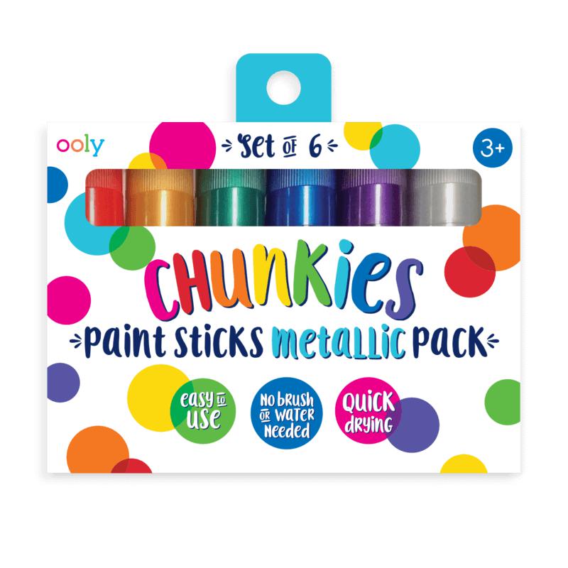 Bâtonnets de peinture Chunkies (ensemble de 6) - Art & bricolage - Boutique LeoLudo - OOLY