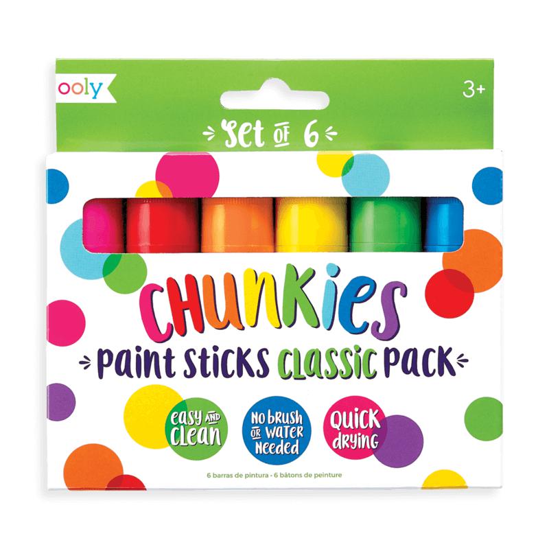 Bâtonnets de peinture Chunkies (ensemble de 6) - Art & bricolage - Boutique LeoLudo - OOLY