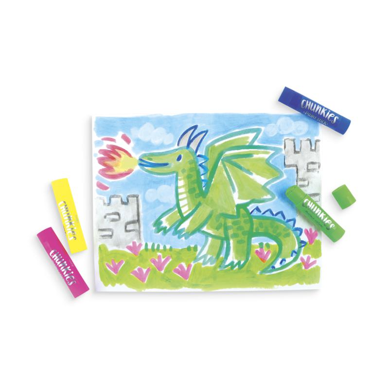 Bâtonnets de peinture Chunkies (ensemble de 6) - Art & bricolage - Boutique LeoLudo - OOLY