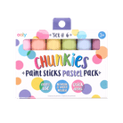 Bâtonnets de peinture Chunkies - Pastel (lot de 6) - Art & bricolage - Boutique LeoLudo - OOLY