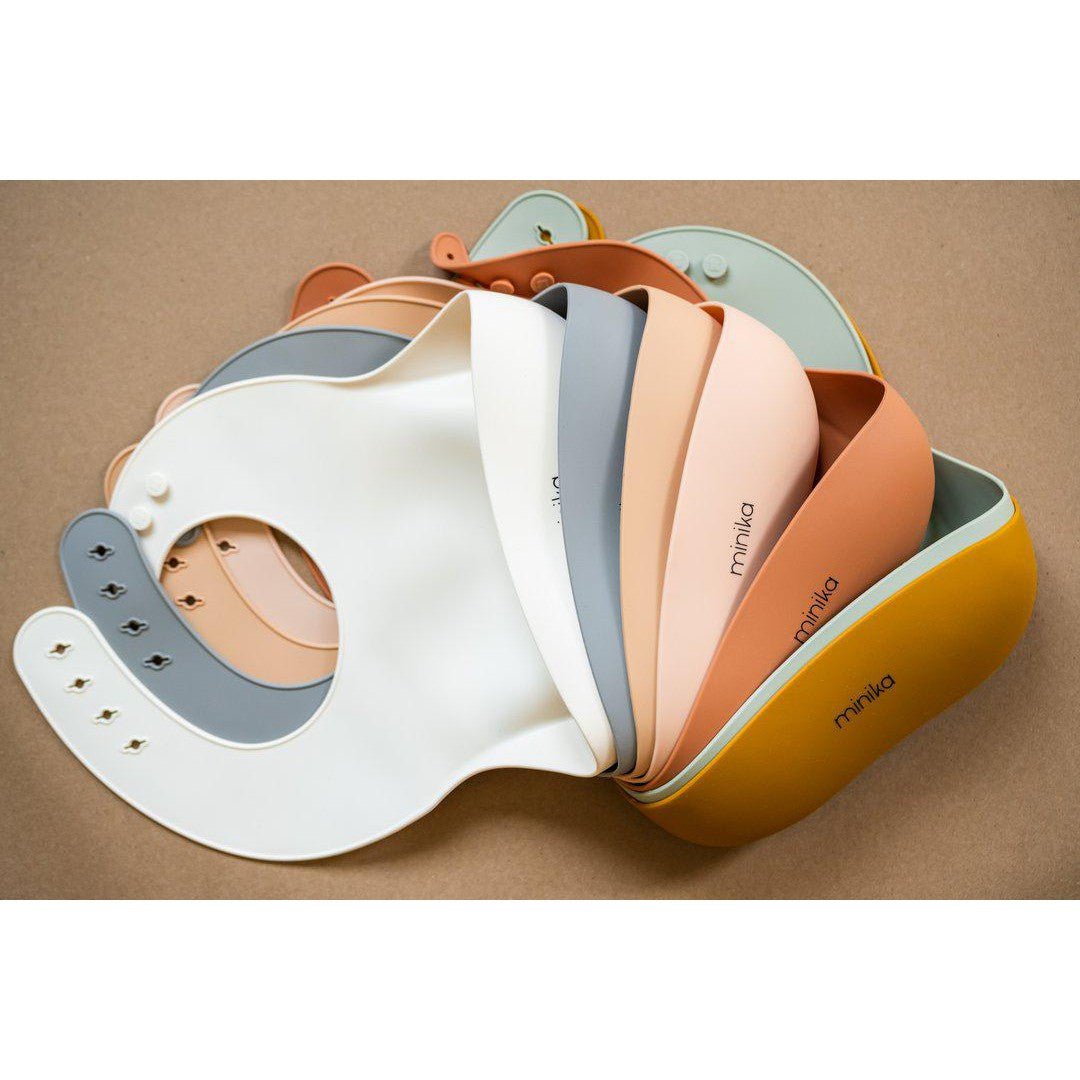 Bavette en silicone - Shell - Bavoirs - Boutique LeoLudo - Minika