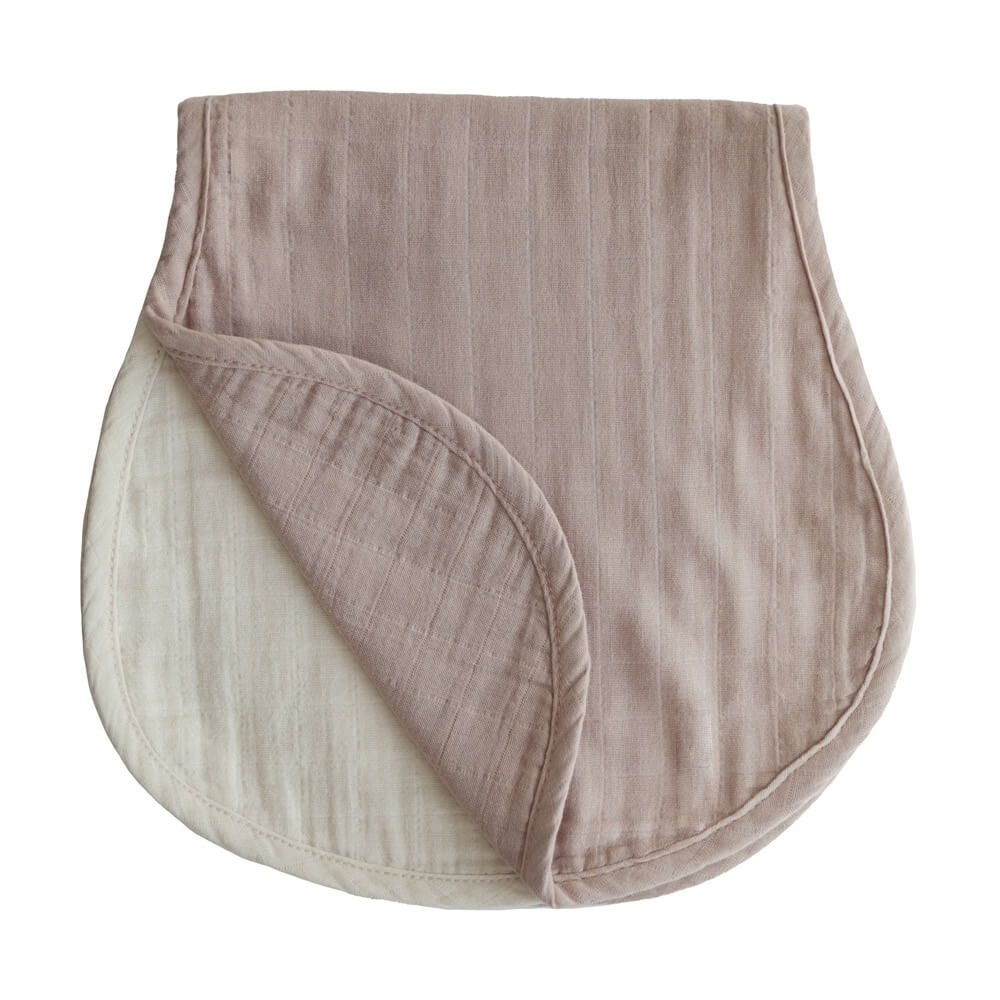 Bavoirs d'épaule en mousseline - Natural/Fog (paquet de 2) - Bavoirs - Boutique LeoLudo - Mushie