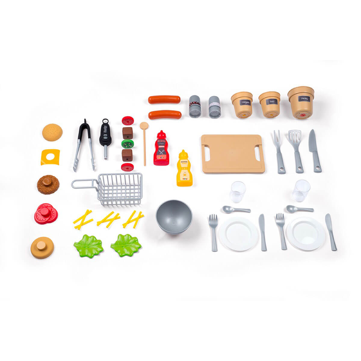 BBQ et cuisine d'extérieur toute équipée (43 accessoires) - Jouets d'imitation - Boutique LeoLudo - Smoby