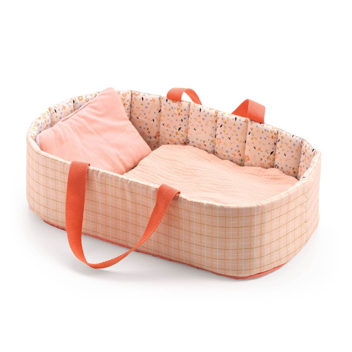 Berceau Pink Lines pour poupée Pomea - Accessoires poupée - Boutique LeoLudo - Djeco