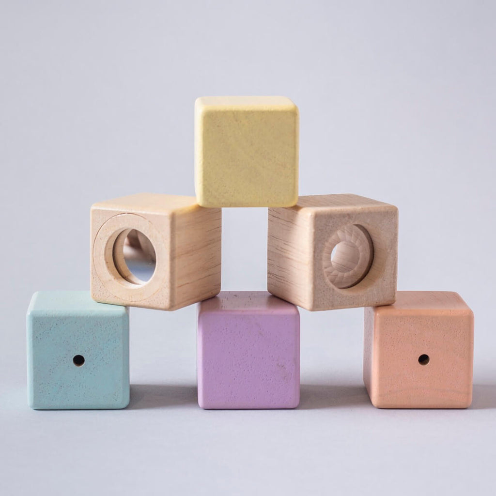 Blocs d'activités sensoriels - Pastel-Plan Toys-Boutique LeoLudo