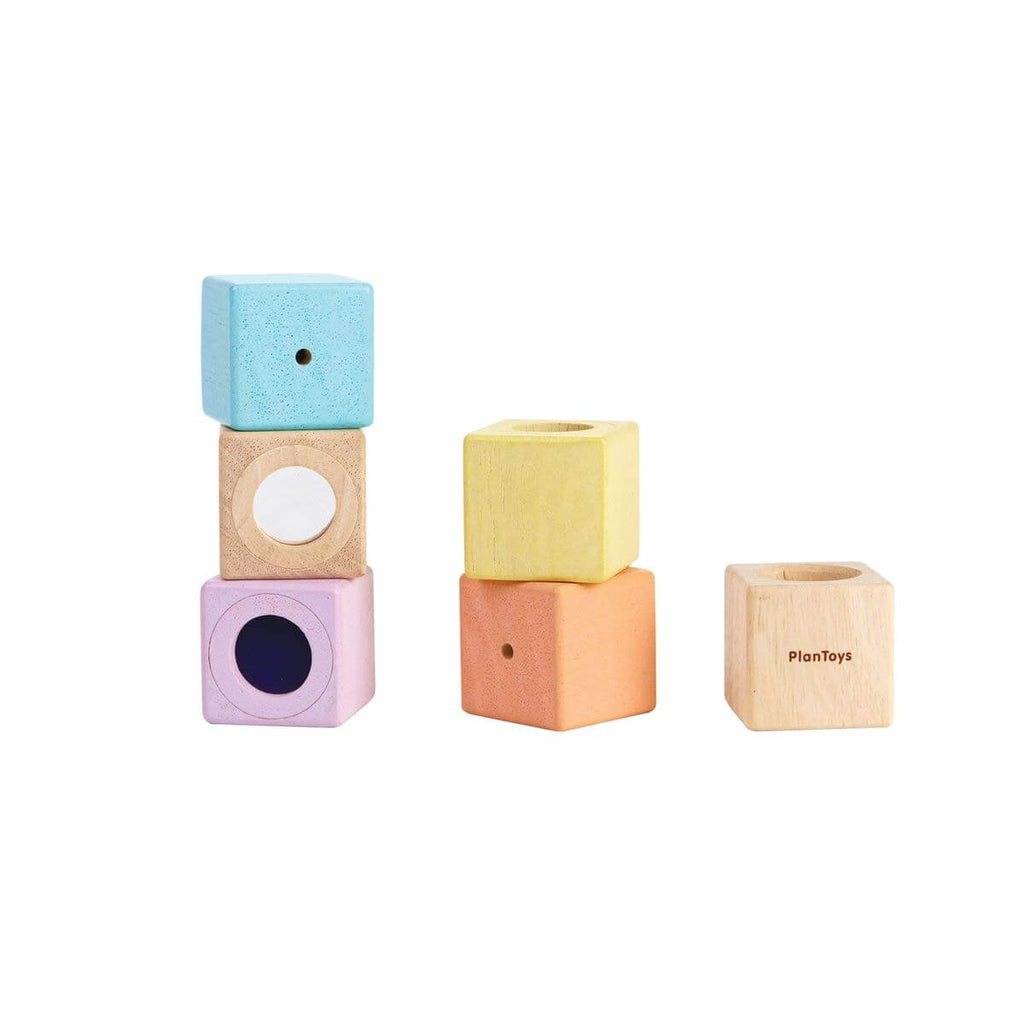 Blocs d'activités sensoriels - Pastel-Plan Toys-Boutique LeoLudo