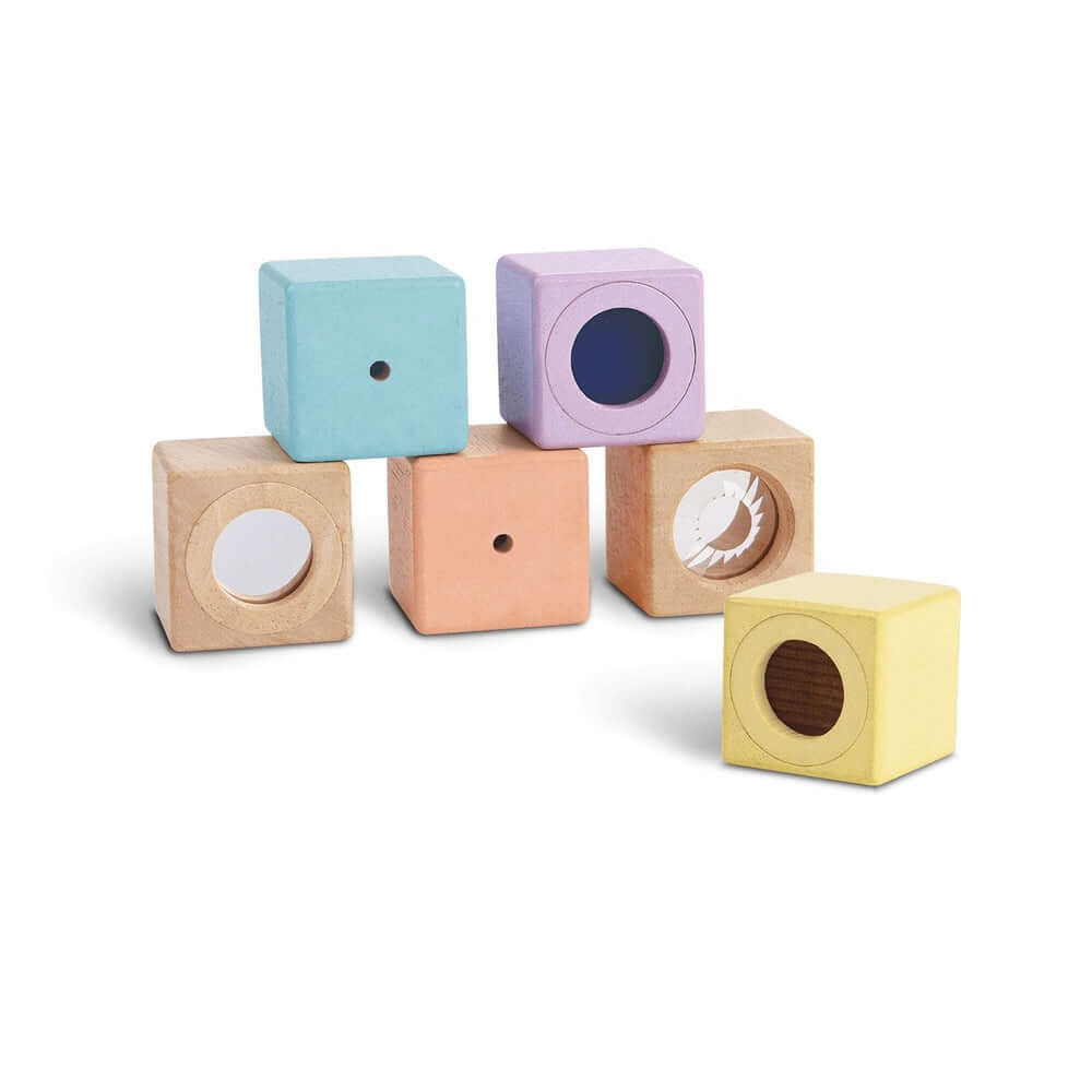 Blocs d'activités sensoriels - Pastel-Plan Toys-Boutique LeoLudo