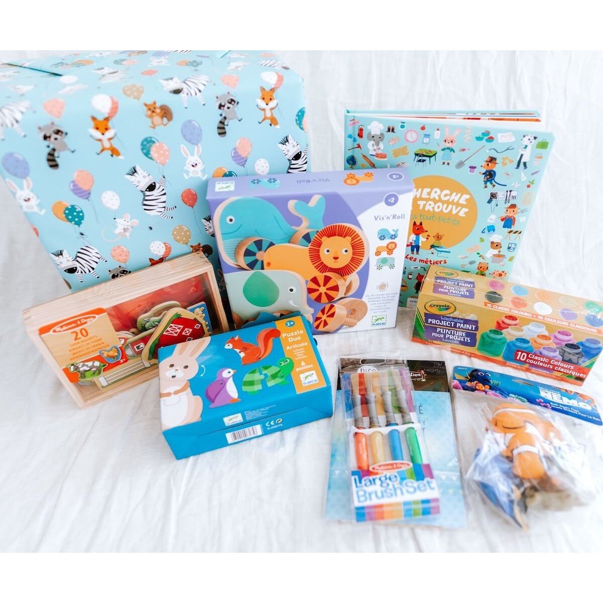 Boîte cadeaux d'anniversaire 2 ans - Ensembles cadeaux - Boutique LeoLudo - LeoLudo