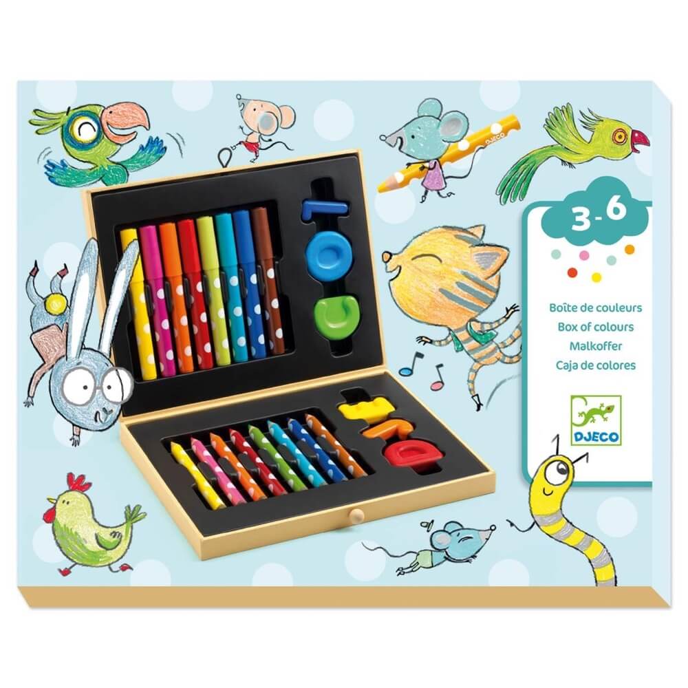 Boîte de couleurs pour les petits -Art & bricolage- Boutique LeoLudo-Djeco