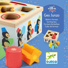 Boite de triage de formes Geo Junzo - Jouets à trier & empiler - Boutique LeoLudo - Djeco