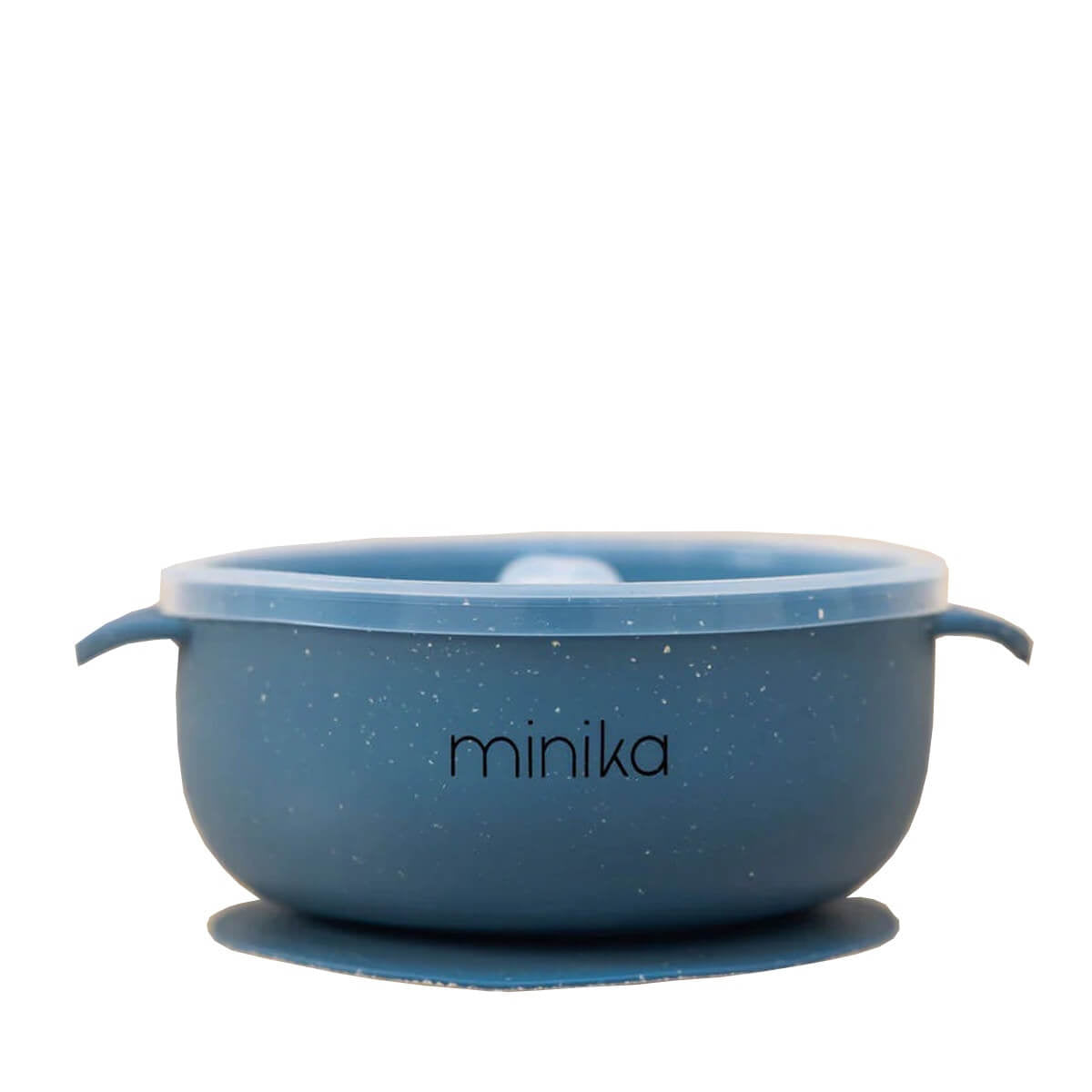 Bol à succion en silicone avec couvercle - Indigo - Alimentation & repas - Boutique LeoLudo - Minika