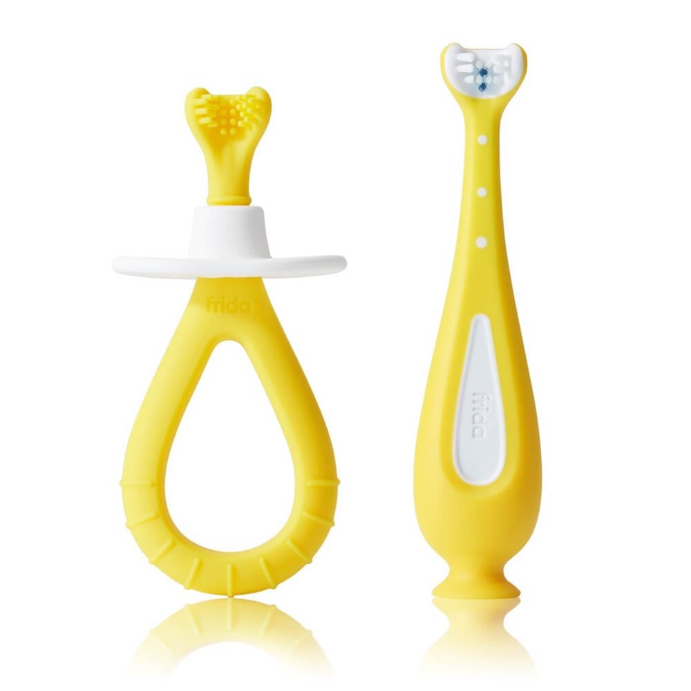 Brosses à dents d'entraînement Grow - With - Me (pqt. de 2) - Soins et hygiène - Boutique LeoLudo - Fridababy