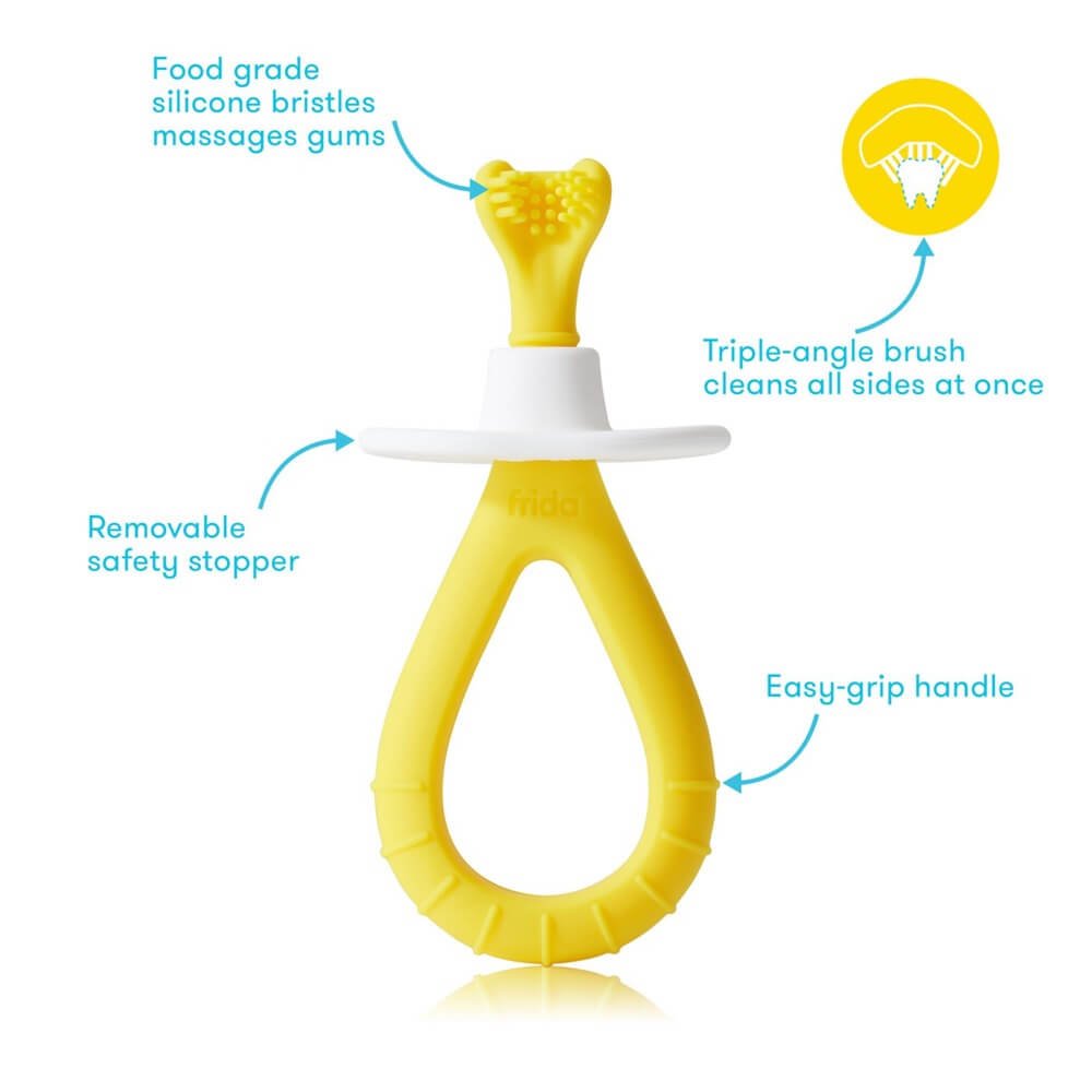 Brosses à dents d'entraînement Grow - With - Me (pqt. de 2) - Soins et hygiène - Boutique LeoLudo - Fridababy