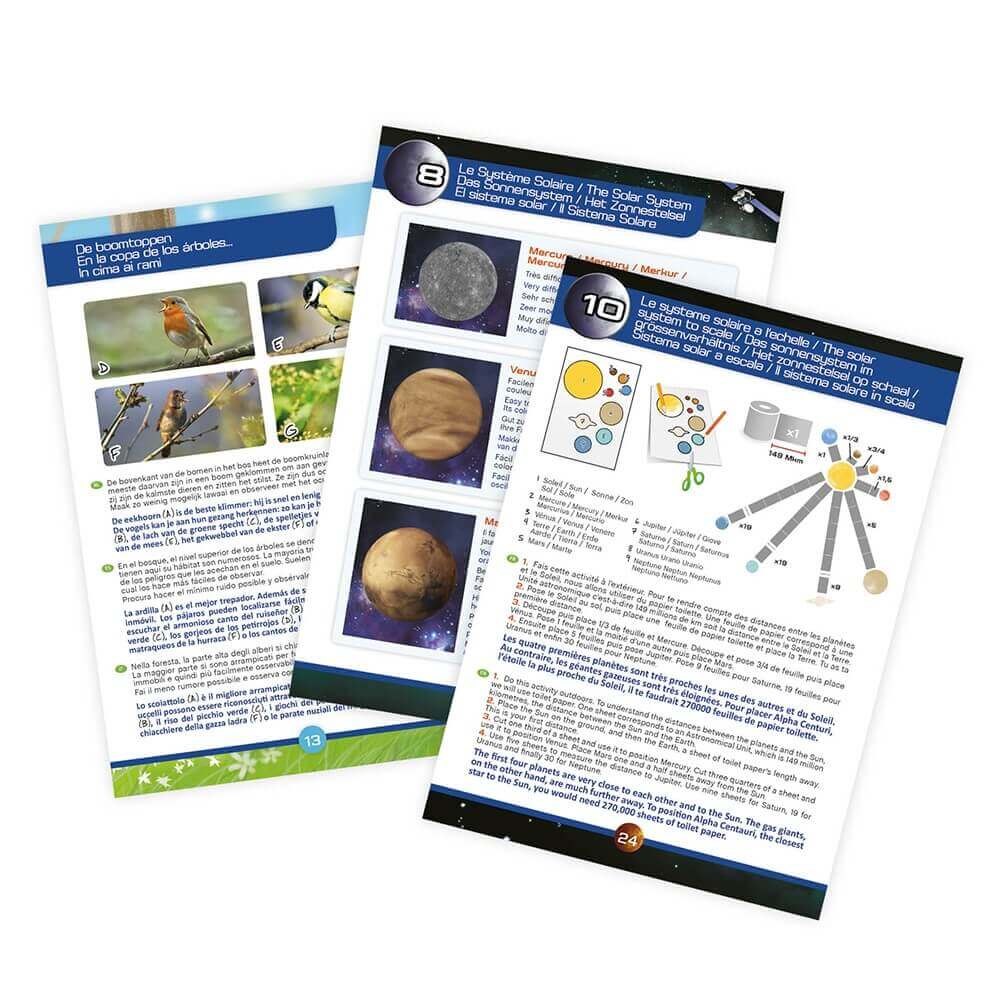 Buki Espace - Télescope et 15 activités - Jeux scientifiques - Boutique LeoLudo - Buki