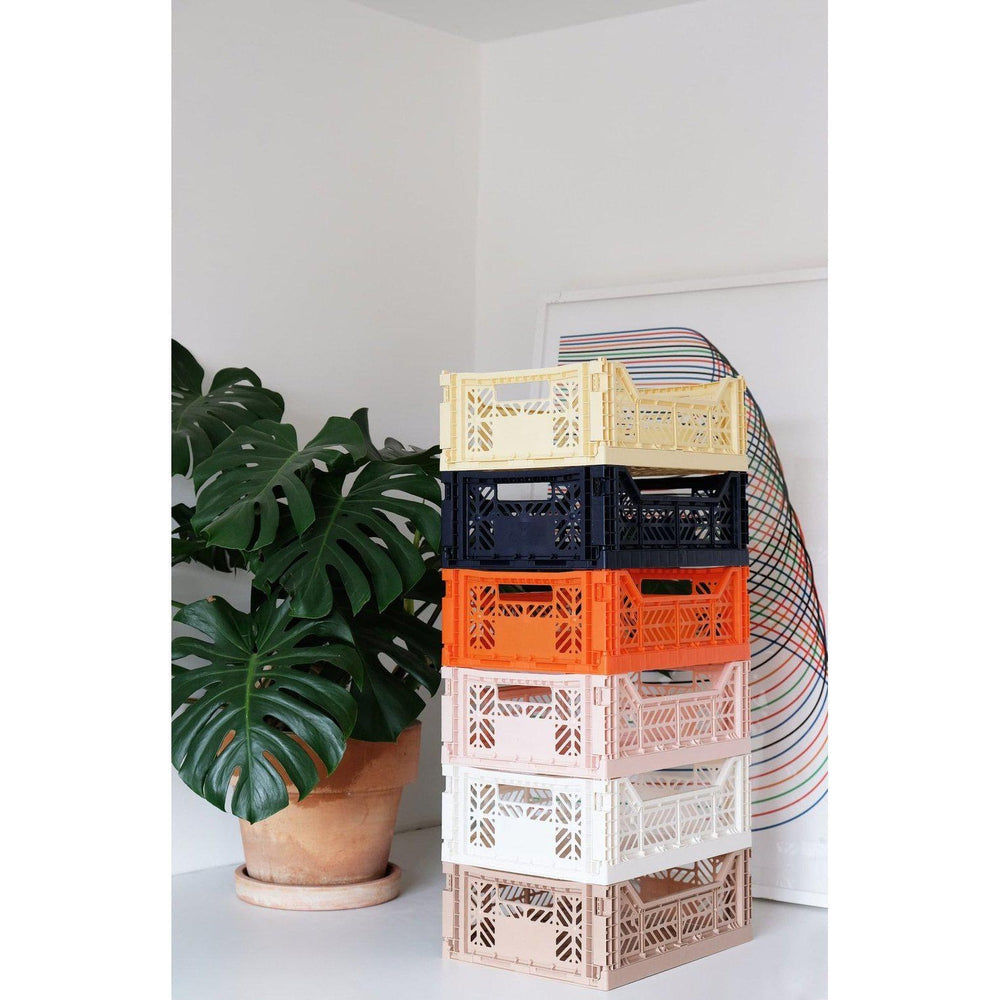 Caisse pliante Midi - Gris (moyen)-Aykasa-Boutique LeoLudo