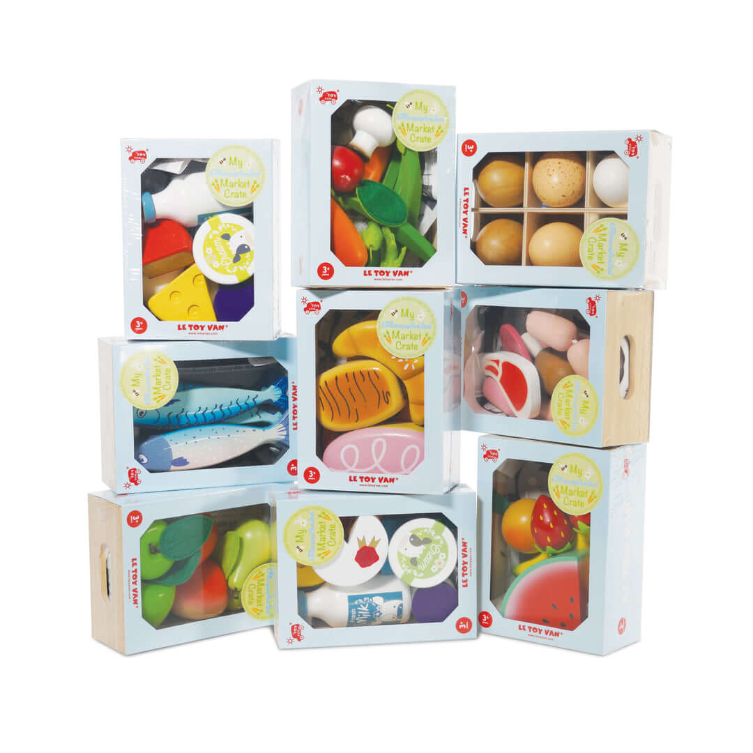 Caissette de fromage et produits laitiers - Jouets d'imitation - Boutique LeoLudo - Le Toy Van