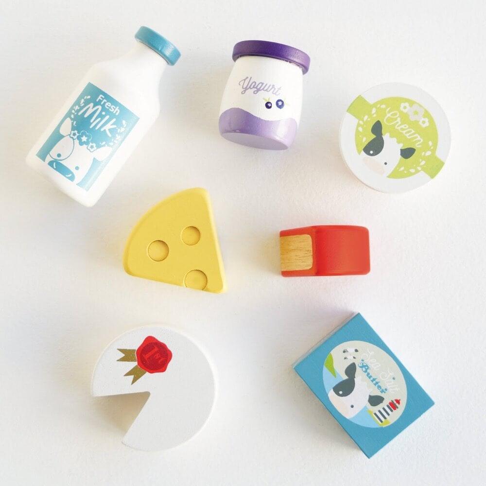Caissette de fromage et produits laitiers - Jouets d'imitation - Boutique LeoLudo - Le Toy Van
