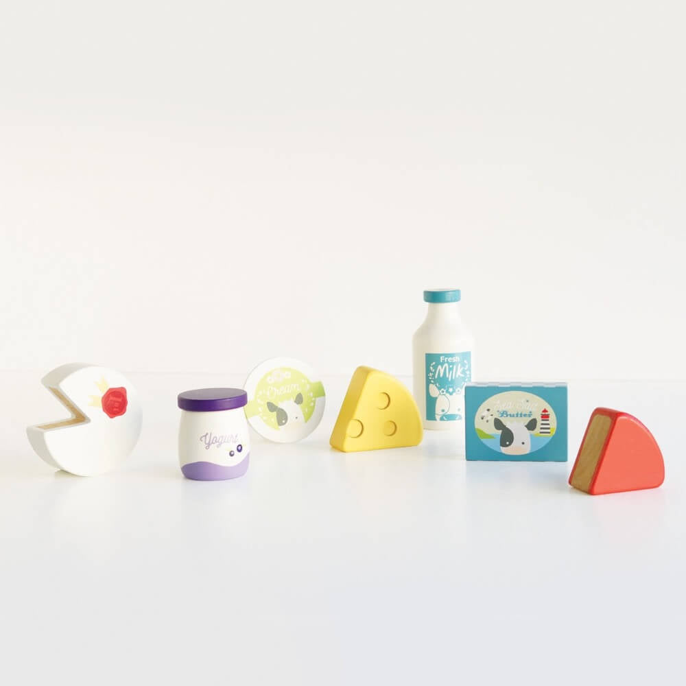 Caissette de fromage et produits laitiers - Jouets d'imitation - Boutique LeoLudo - Le Toy Van