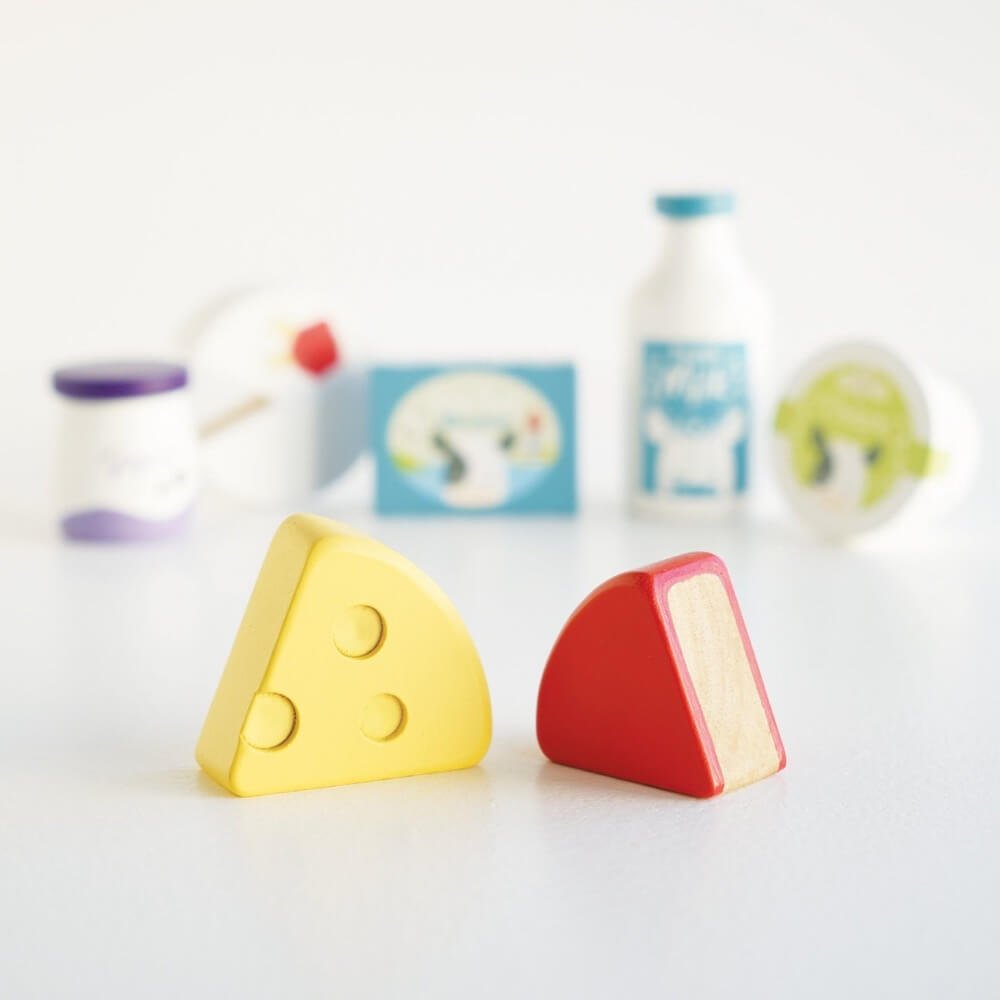 Caissette de fromage et produits laitiers - Jouets d'imitation - Boutique LeoLudo - Le Toy Van
