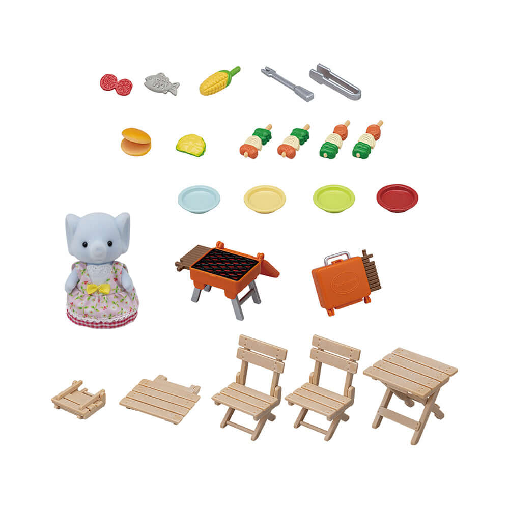 Calico Critters - Ensemble BBQ et pique-nique-Calico Critters-Boutique LeoLudo