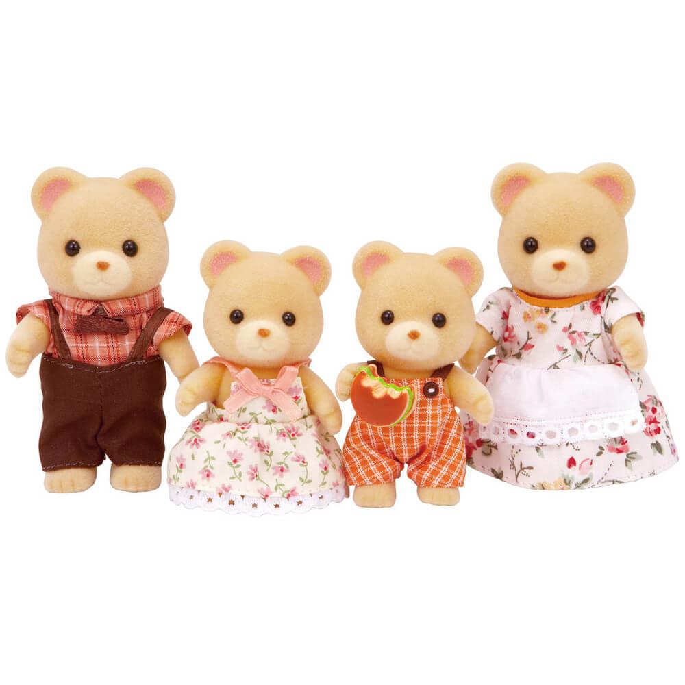 Calico Critters - La famille Cuddle Bear-Figurines-Calico Critters-Boutique LeoLudo