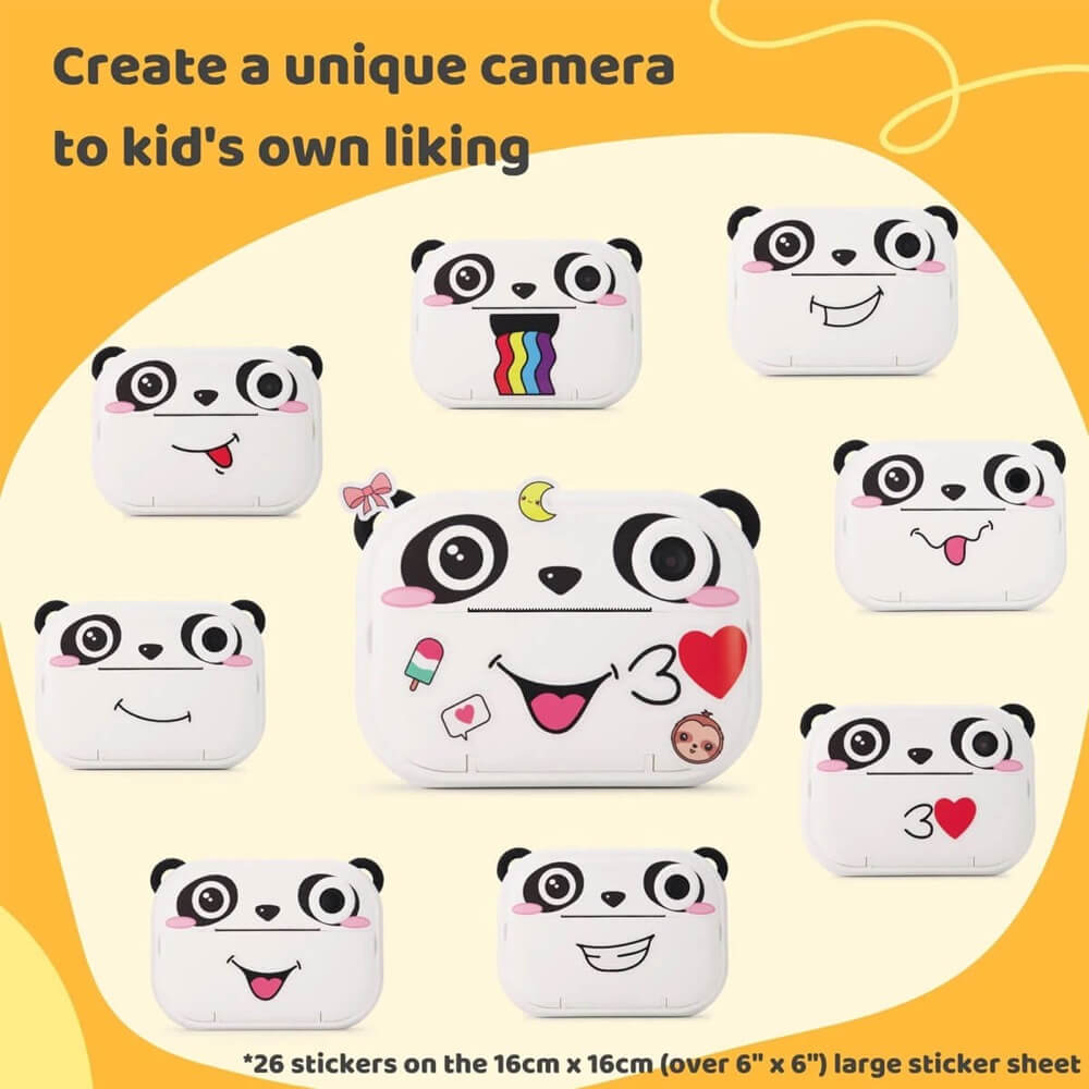 Caméra numérique à impression instantanée - Koko le panda (modèle P) - Jeux électroniques - Boutique LeoLudo - Kidamento