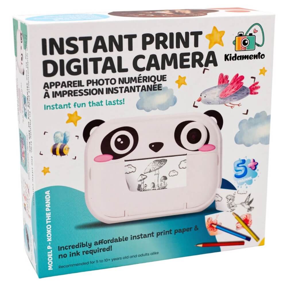 Caméra numérique à impression instantanée - Koko le panda (modèle P) - Jeux électroniques - Boutique LeoLudo - Kidamento