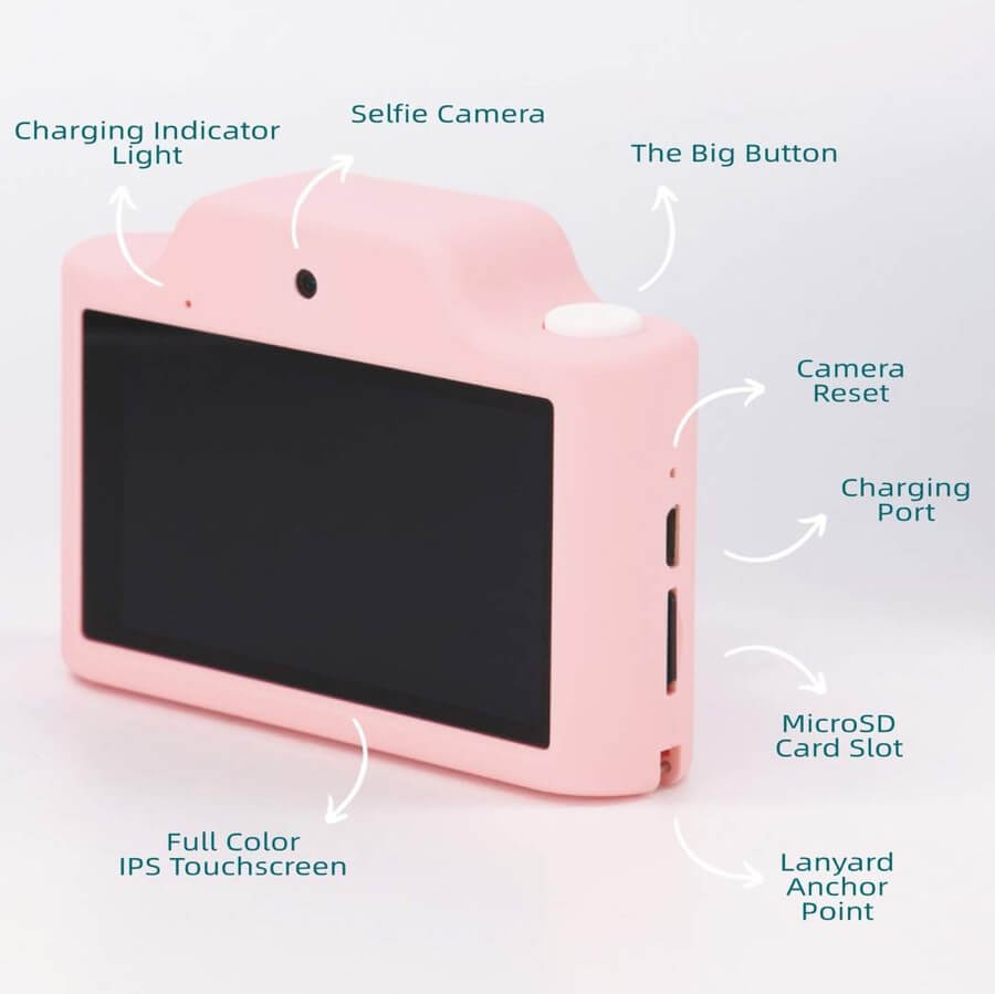 Caméra numérique photo et vidéo - Zippy le paresseux (modèle K) - Jeux électroniques - Boutique LeoLudo - Kidamento