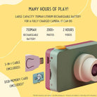 Caméra numérique photo + vidéo - Mikayo l'ourson (modèle C) - Jeux électroniques - Boutique LeoLudo - Kidamento