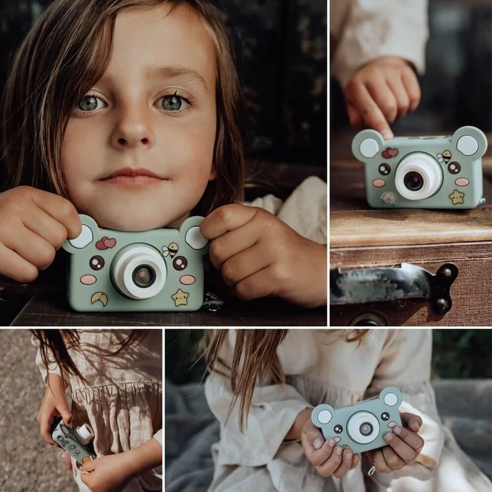 Caméra numérique photo + vidéo - Mikayo l'ourson (modèle C) - Jeux électroniques - Boutique LeoLudo - Kidamento