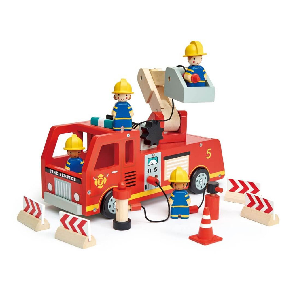 Camion de pompier-Tender Leaf Toys-Boutique LeoLudo