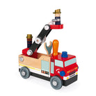 Camion de pompiers en bois Brico'Kids-Véhicules de jeu-Janod-Boutique LeoLudo