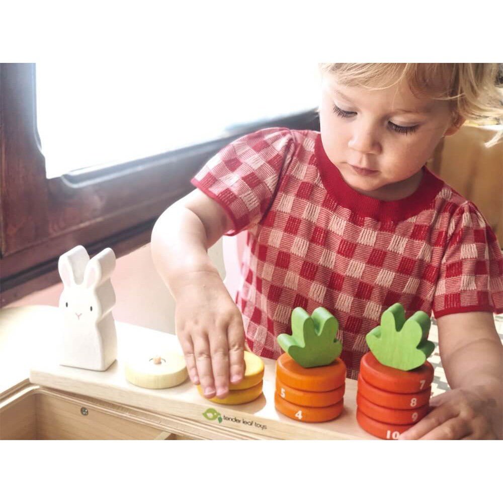 Carottes à compter et empiler - Jouets à trier & empiler - Boutique LeoLudo - Tender Leaf Toys