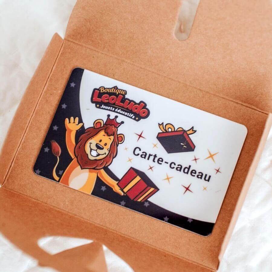 Carte - cadeau physique LeoLudo - Carte - cadeau - Boutique LeoLudo - LeoLudo