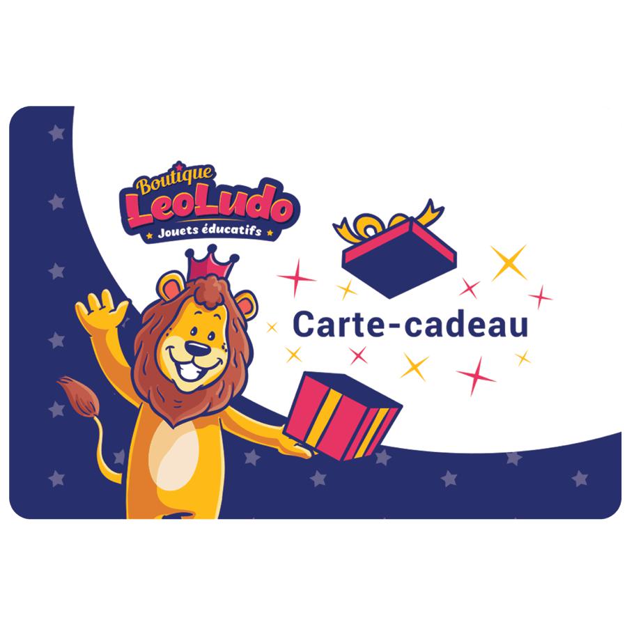 Carte - cadeau physique LeoLudo - Carte - cadeau - Boutique LeoLudo - LeoLudo