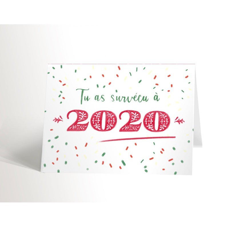 Carte de Noël (sans texte) - Cartes de souhaits - Boutique LeoLudo - Valerie Boivin