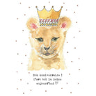 Carte de souhaits - Anniversaire - Lionne - Cartes de souhaits - Boutique LeoLudo - Stephanie Reniere